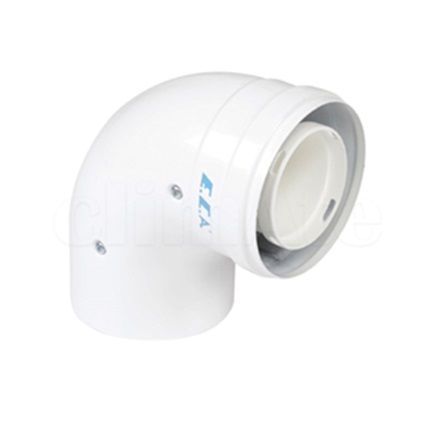 Eca Felis 90° lik Dirsek, Ø80/125 - 50/65 kW için - AB63