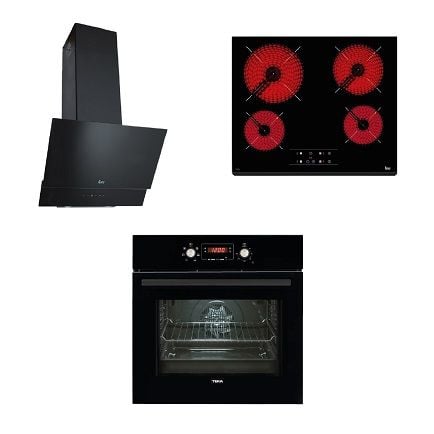 Teka Chef 9 Ankastre 3'lü Set (Ocak + Fırın + Davlumbaz)