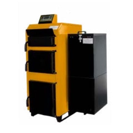 Berussa BRS-DS 45 52 kW 45.000 k/cal DUAL Stokerli Katı Yakıtlı Kazan + Pompa ve Fan Ücretsiz Sevk