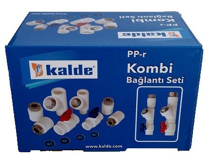 Kalde 8'li Kombi Montaj Seti Dirsekli - 12 Adet - Ücretsiz Sevk