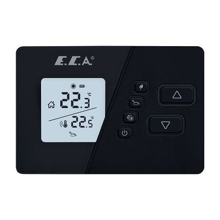 Eca Poly Comfort 200 B Kablosuz Dijital Oda Termostatı Siyah - Ücretsiz Sevk