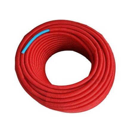 Kalde Pe-Rt 16X2 Spiral Kılıflı Oksijen Bariyerli Boru Kırmızı - 100 Metre - Ücretsiz Sevk