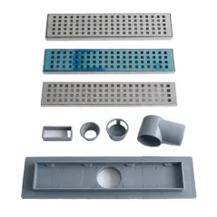 LINEER DUŞ KANALI Üstü Krom 30 Cm / 50 mm - Ücretsiz Sevk