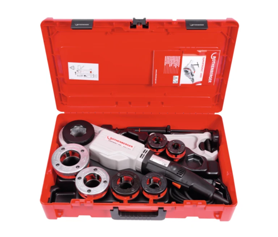 Rothenberger Süpertronic2000 Set - Elektrikli-Diş Açma Paftası Ø ½X2'' - Ücretsiz Sevk