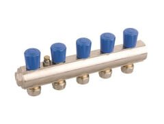 Orsel 1'' 7 Ağız Ekonomik Kendinden Vanalı Kollektör (Mavi) - Karma Ücretsiz Kargo