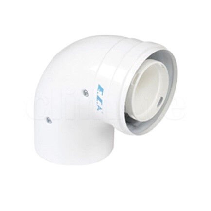 ECA Felis 90° Lik Dirsek, Ø80/125 - 50/65 Kw İçin - Ab63