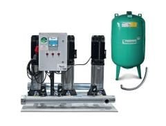Baymak 1KVC 50/80 M Dikey Çok Kademeli Hidrofor (12 Kat / 18 Daire)GÜÇ= 1x2 HP 5.5-7 Atü