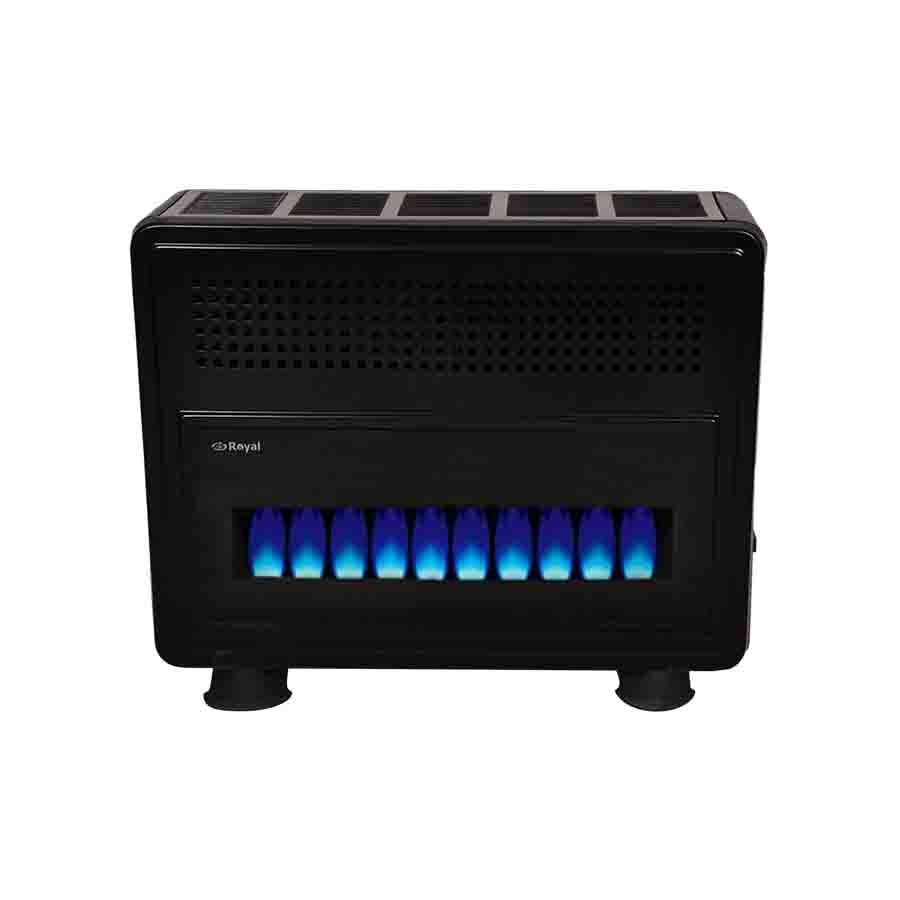 As Royal HR 11000 G - 11Kw Hermetik Soba - Yer Tipi Camlı Fansız - Siyah - Ücretsiz Sevk