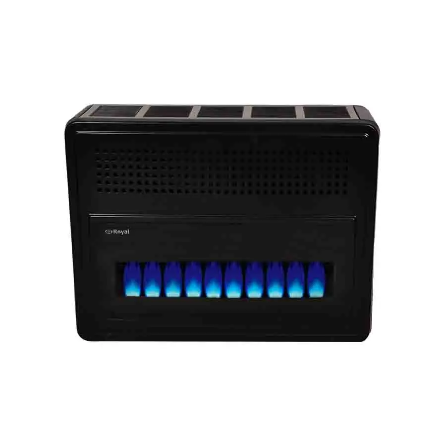 As Royal HR 11000 G Dt - 11Kw Hermetik Soba - Duvar Tipi Camlı Fansız - Siyah - Ücretsiz Sevk