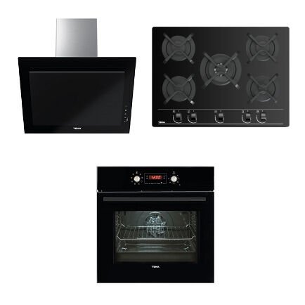 Teka Chef 10 Ankastre 3'Lü Set (Ocak + Fırın + Davlumbaz) - Ücretsiz Sevk