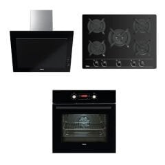 Teka Chef 10 Ankastre 3'Lü Set (Ocak + Fırın + Davlumbaz) - Ücretsiz Sevk