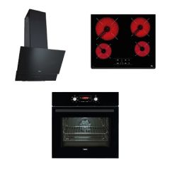 Teka Chef 9 Ankastre 3'lü Set (Ocak + Fırın + Davlumbaz)