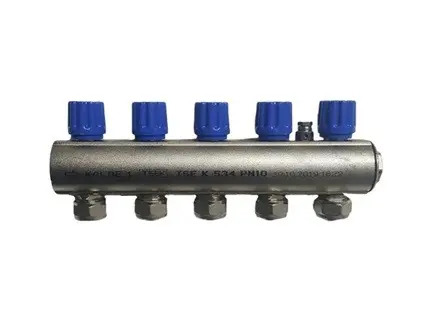 Kalde Kendinden Vanalı Kollektör (5'Li) 1'' Mavi - Karma Ücretsiz Kargo