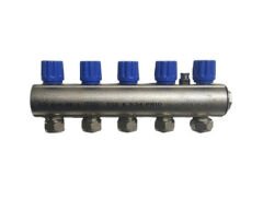 Kalde Kendinden Vanalı Kollektör (5'Li) 1'' Mavi - Karma Ücretsiz Kargo