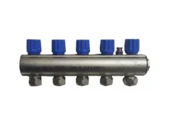 Kalde Kendinden Vanalı Kollektör (5'Li) 1'' Mavi - Karma Ücretsiz Kargo