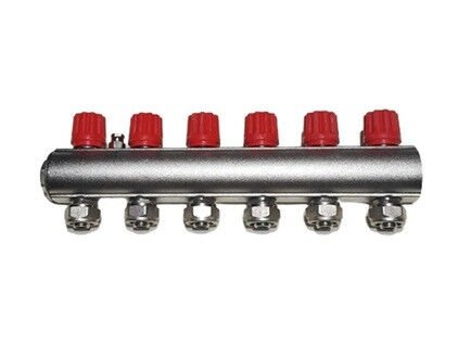 Kalde Kendinden Vanalı Kollektör (6'Lı) 1'' Kırmızı - Karma Ücretsiz Kargo