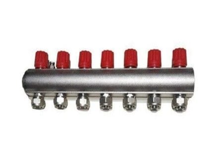 Kalde Kendinden Vanalı Kollektör (7'Li) 1'' Kırmızı - Karma Ücretsiz Kargo