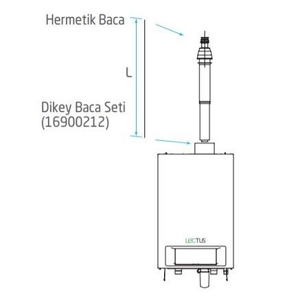 Baymak Lectus Dikey Baca Seti 100/150 L1250 RMH 65-90-115 kW