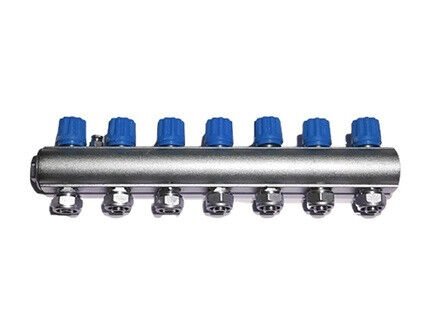 Kalde Kendinden Vanalı Kollektör (7'Li) 1'' Mavi - Karma Ücretsiz Kargo