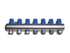 Kalde Kendinden Vanalı Kollektör (7'Li) 1'' Mavi - Karma Ücretsiz Kargo