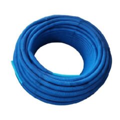 Kalde Pe-Rt 16X2 Spiral Kılıflı Boru Mavi - 100 Metre - Ücretsiz Sevk