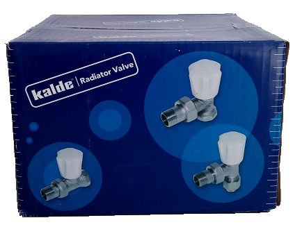 Kalde Köşe Radyatör Vanası 1/2'' Hafif Tip - 65 Adet - Ücretsiz Sevk