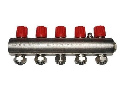 Kalde Kendinden Vanalı Kollektör (5'Li) 1'' Kırmızı - Karma Ücretsiz Kargo