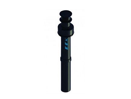 Eca Confeo Premix Dik Baca Kiti Siyah L=1280 mm Ø60/100 - Ücretsiz Sevk