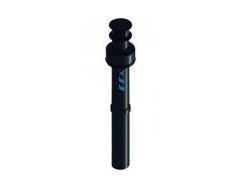 Eca Confeo Premix Dik Baca Kiti Siyah L=1280 mm Ø60/100 - Ücretsiz Sevk