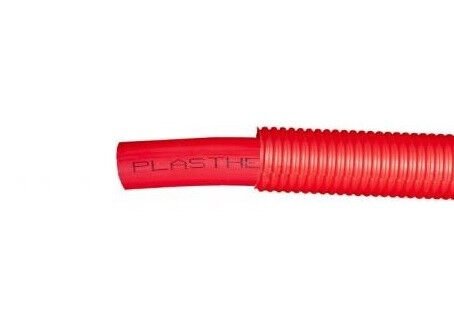 Plastherm Pe-Rt Oksijen Bariyerli Boru 16X2 (Kırmızı Spiralli) - 100 Mt - Ücretsiz Sevk