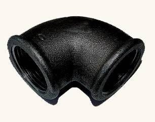 Ekpaş ½'' Siyah Dirsek