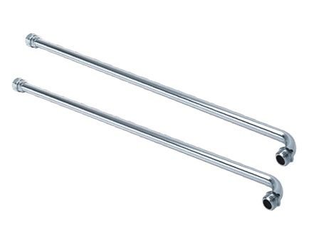 60 cm DİRSEKLİ KROM UZATMA ÇUBUĞU  (50 Adet - Ücretsiz Sevk)