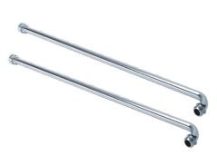 60 cm DİRSEKLİ KROM UZATMA ÇUBUĞU  (50 Adet - Ücretsiz Sevk)