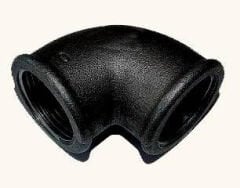 Ekpaş ¾'' Siyah Dirsek