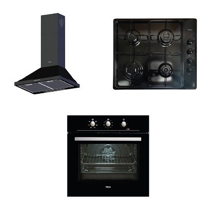 Teka Chef 3 Ankastre 3'lü Set (Ocak + Fırın + Davlumbaz)
