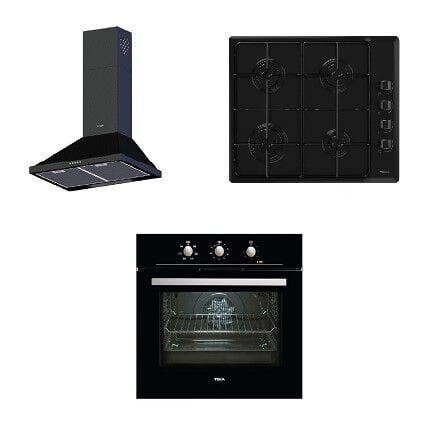 Teka Chef 3 Ankastre 3'Lü Set (Ocak + Fırın + Davlumbaz) - Ücretsiz Sevk