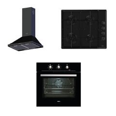 Teka Chef 3 Ankastre 3'Lü Set (Ocak + Fırın + Davlumbaz) - Ücretsiz Sevk