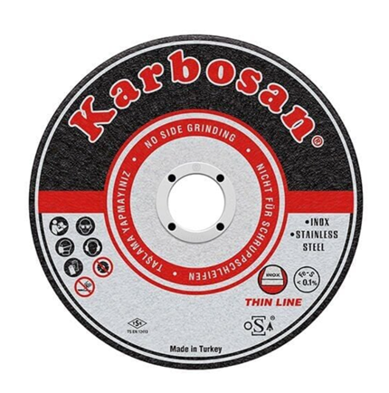 Kesme Taşı Karbosan 115 INOX - Karma Ücretsiz Kargo